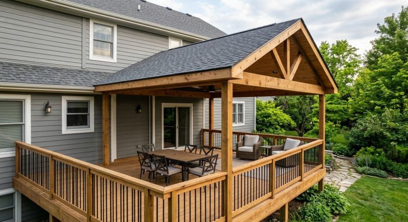 Porch Roofing Installation in Manchester, NH